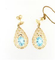 Boucles d'oreilles Lorenzo Ungari Femme in Or Topazio SCOR016 - SCOR016